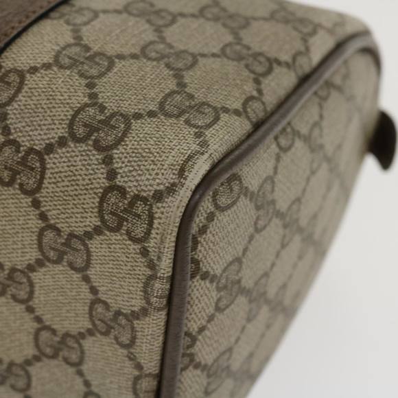 GUCCI GG Canvas Web Sherry Line Hand Bag Beige Red Green 98 02 006 Auth ki2795 - Picture 15 of 16